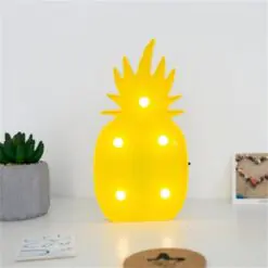 Ananas Şeklinde Ledli Dekoratif Eğlenceli Çocuk Gece Lambası