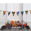 Cadılar Bayramı Halloween Flama Bayrak Banner Süs 8 li 3 Metre