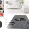 Çamaşır Makinesinde Yıkanabilir Kir Toz Emici Mikrofiberli Paspas