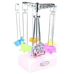 Hareketli Uçaklı Kurmalı Hediyelik Küçük Müzik Kutusu Aleti