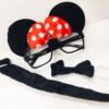 Minnie Mouse Gözlüğü Papyonu Kuyruğu Seti