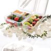 Takeaway Ergonomik Asorti Çatal Bıçaklı Pratik Yoğurt Saklama Kabı