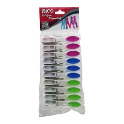 120 ADET RENKLİ SİLİKON AĞIZ - BAS-AÇ BEYAZ PLASTİK MANDAL