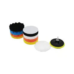 115 MM  11PCS POLİSAJ SÜNGER SETİ 8 AD. 115MM SÜNGER- 1 POLİSAJ PED -1 M14 ADAPTÖR - 1 CIRTLI DİSK TABAN