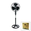 16 İNÇ EV TİPİ AYAKLI VANTİLATÖR 45W - 90 DERECE - 3 PLS PERVANE - 3 KADEME HIZ  MTR-F150