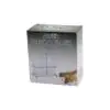 2 PCS ŞEFFAF KAPAK AKRİLİK TUZLUK - BİBERLİK - BAHARATLIK METAL STANDLI KARE - BOMBELİ
