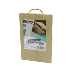 20X30 X 1.7CM LUX AHŞAP BAMBU KESİM PANOSU - KESME TAHTASI METAL KULPLU