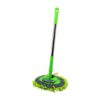 25CM - OVAL   MAKARNA  MOP RENKLİ MİKROFİBER  180° HAREKETLİ - UZAYAN METAL SAPLI= 54--90CM