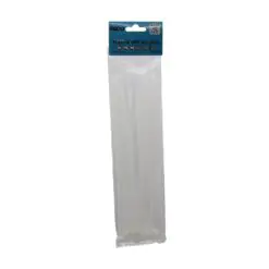 25PCS   BEYAZ   3.6X250MM  PLASTİK CIRT KELEPÇE