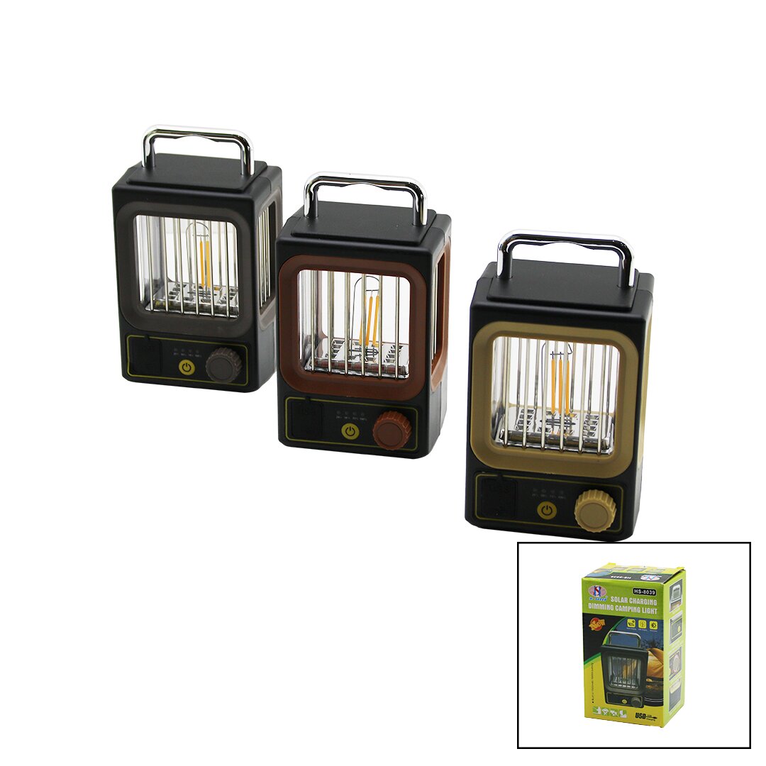 2İN1=12-LED - 1-RUSTİK AMPULKAMP - BAHÇE FENER SOLAR - ŞARJLI POWERBANK IŞIK AYARI - ŞARJ GÖSTERGE