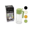 2İN1=SPREYLİ - AKITMALI CAM YAĞDANLIK 450ML KİLİTLİ KAPAKLI - SÜRAHİ MODELİ