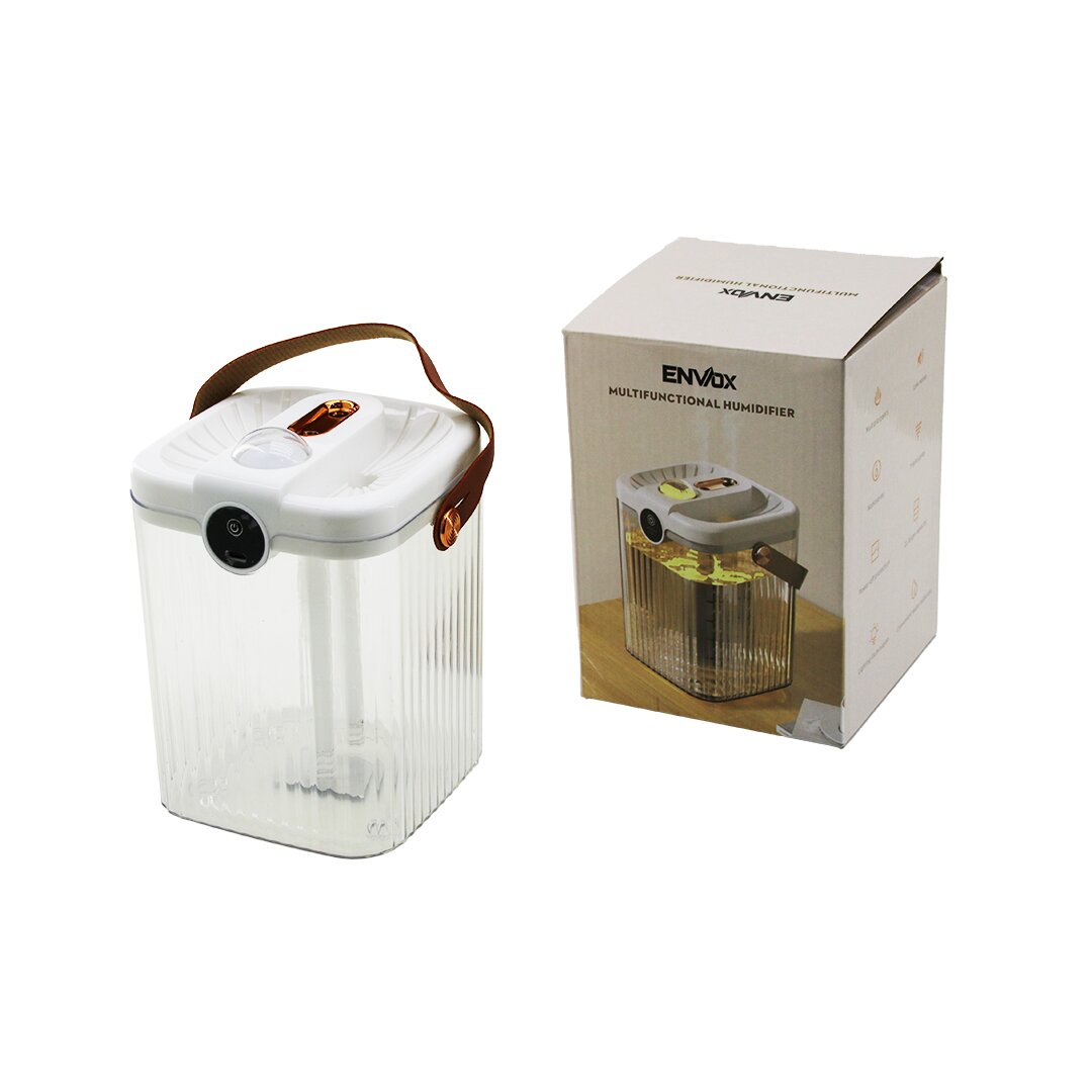 2LT USB ŞARJLI - IŞIKLI HAVA NEMLENDİRİCİ BUHAR MAKİNE - KOKU GİDERİCİ 5W