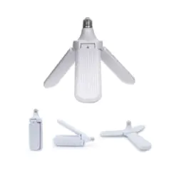 3 KOLLU PERVANE MODELİ BEYAZ LED LAMBA AMPUL 24W - E27