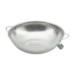 31CM  METAL KULPLU  ÇELİK SEPET SÜZGEÇ İNCE TEL AYAKLI