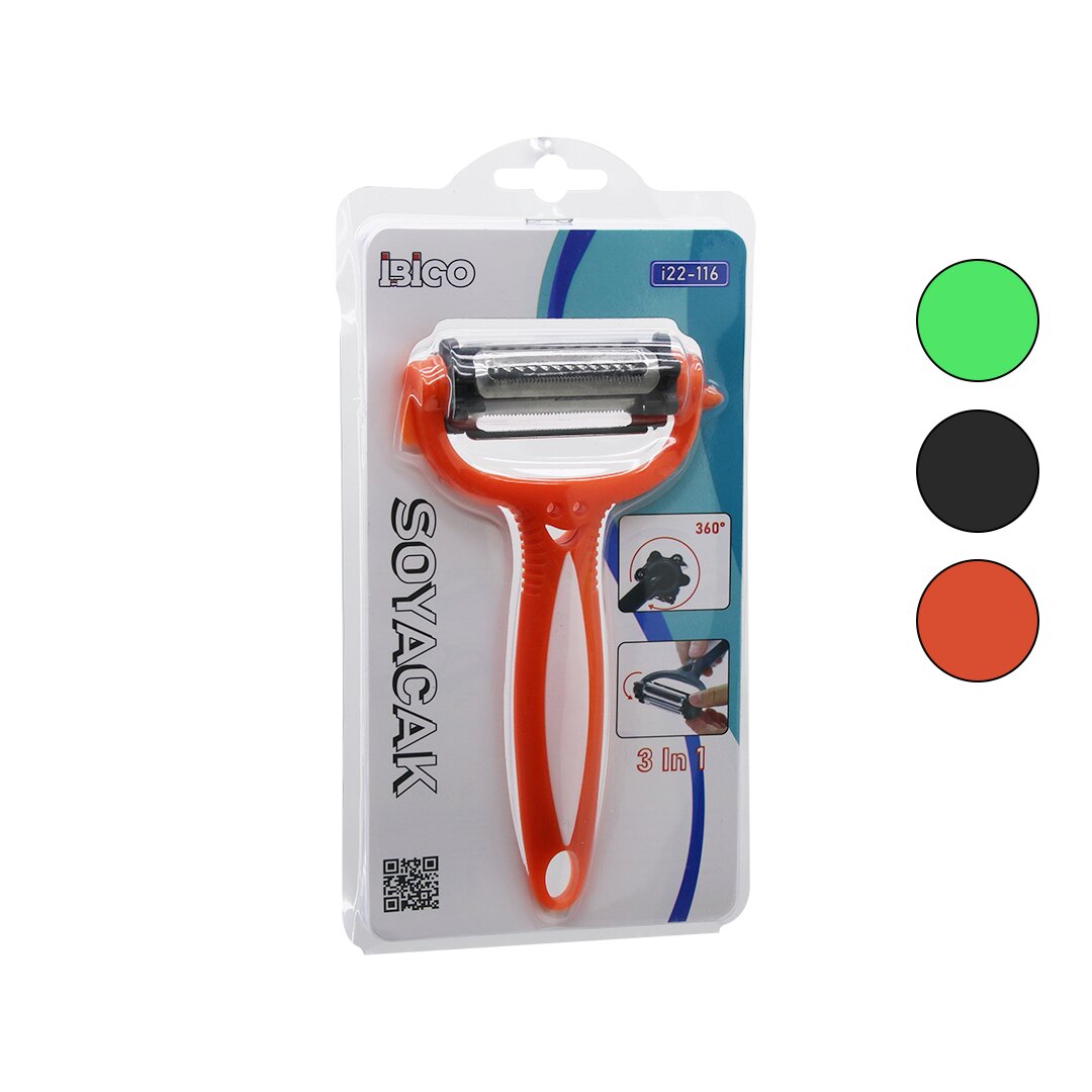 3IN1 METAL SOYACAK  PLASTİK SAPLI