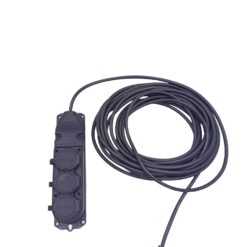 3LÜ 10 MT UZATMA KABLOSU ÇANTALI KAUÇUK PRİZ 3X1.5 CCA KABLO
