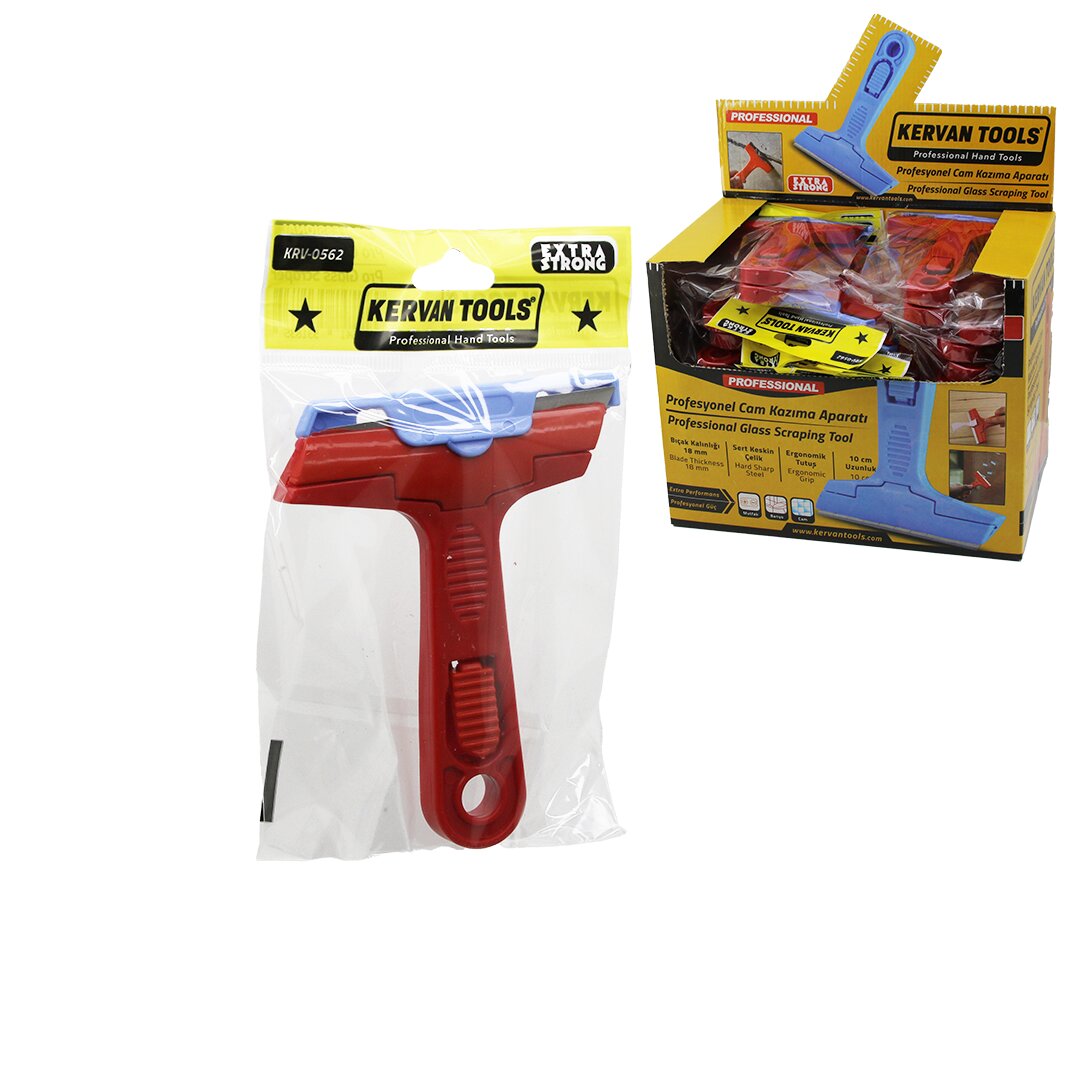 40 ADET PROFESYONEL - OYNAR BAŞLI CAM KAZIMA - BUZ KAZIYICI BIÇAK PLASTİK SAP