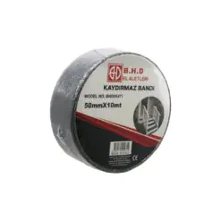 50MM X 10MT KAYDIRMAZ SİYAH BANT