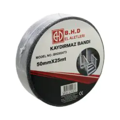 50MM X 25MT KAYDIRMAZ SİYAH BANT
