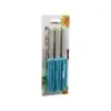 6PCS  MEYVE  BIÇAK  RENKLİ PLASTİK SAPLI