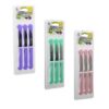 6PCS MEYVE BIÇAK  RENKLİ PLASTİK SAPLI   VAKUMLU AMBALAJ   BRKT-806155