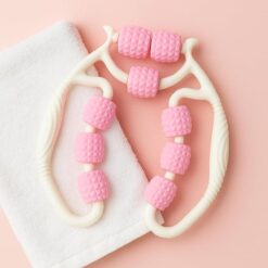 9 Tekerlekli Lenfatik Masaj Roller – Selülit Giderici, Cilt Sıkılaştırıcı, Bacak Kol Sırt Masaj Aleti