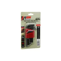 9PCS SİYAH KISA - DÜZ 120MM ALYAN ALLEN ANAHTAR TAKIMI BRKT-702279