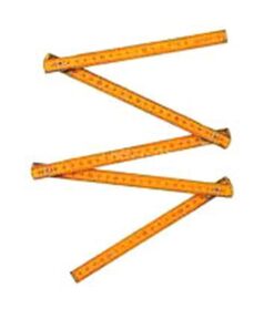 AHŞAP METRE 1MT KATLANIR