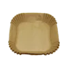 AİR FRYER 50 PARÇA  KARE - 16X4.5CM KAĞIT PİŞİRME KALIBI