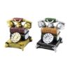 ANKESÖRLÜ TELEFON VİNTAGE DEKORATİF BİBLO - KUMBARA RENKLİ 15.5X15.5X10CM REÇİNE