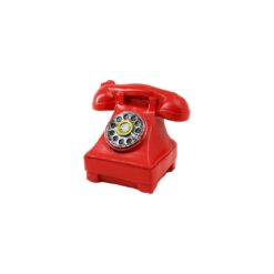ANKESÖRLÜ TELEFON VİNTAGE DEKORATİF BİBLO 12X7.5CM REÇİNE