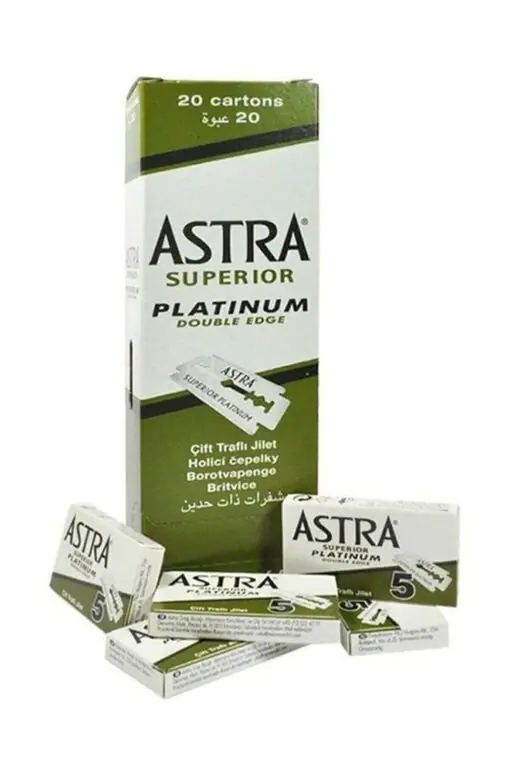 ASTRA JİLET YEŞİL 1 KUTU İÇİNDE 20 KÜÇÜK PAKET VE HER PAKETTE 5 JİLET VAR -  TOPLAM 100 JİLET