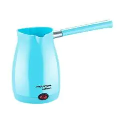 AWOX CAFFEEN  MAVİ  ELEKTRİKLİ CEZVE  TÜRK KAHVESİ  MAKİNESİ  PLASTİK   ÇİFT AĞIZ   0.4LT - 5 FİNCAN   1000W