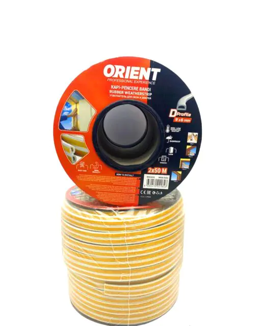 BEYAZ 100MT2X50MTBOBİN FİTİL KAPI PENCERE BANT