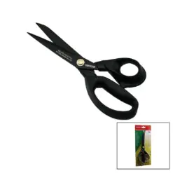 BREZİLYA STİLİ TERZİ MAKASI SİYAH - YAPIŞMAZ ERGONOMİK SAP GL-606 9 İNÇ 1/4