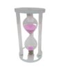 BÜYÜK CAM KUM SAATİ CAM STANDLI 15 DAKİKA - ÇAP: 7.7CM-YÜKSEKLİK: 14.7CM