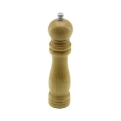 BÜYÜK= ÇAP: 4.5CM - UZUNLUK: 19CM AHŞAP TUZ - BAHARAT ÖĞÜTÜCÜ