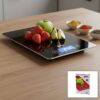 CAM MUTFAK TARTISI TERAZİ LCD EKRAN 5KG/1GR PİLLİ=CR2032 GR/OZ/ML/IB ÖLÇÜM SKS-4526