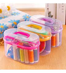 ÇANTALI DİKİŞ ÇEYİZ SETİ İPLİK - İĞNE - MAKAS- MEZURA