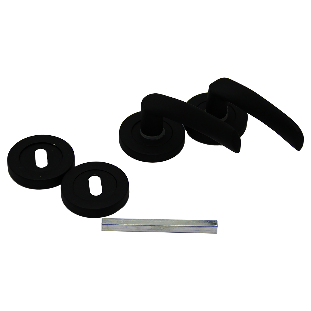 ÇELİKEL ERİŞ-10 AMERİKAN ODA KAPI KOLU SİYAH