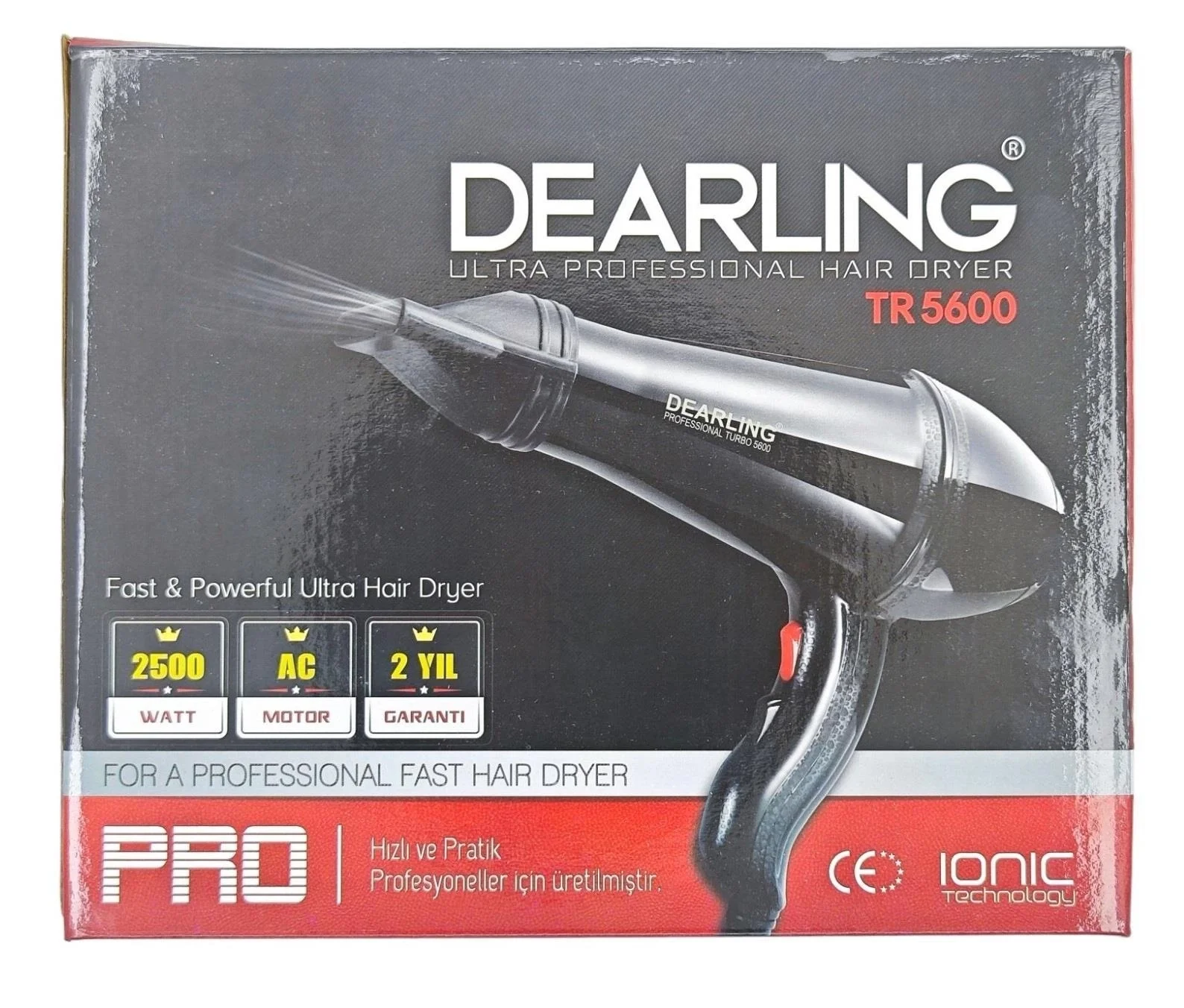 Dearling Turbo 5600 Fön Makinesi 2500 W