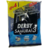 DERBY SAMURAİ 3 BIÇAK 10+4 PARÇA.POŞETLİ
