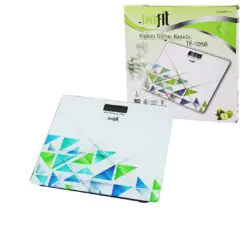 DESENLİ CAM TEMPERLİ DİJİTAL BASKÜL TERAZİ 180KG/100GRLCD EKRAN - SENSÖR