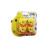 EGG CUP 4PCS YUMURTALIK EMOJİ DESEN - RENKLİ PLASTİK CİVCİV AYAKLI - 1/2 KIRIK YUMURTA KABUK MODEL