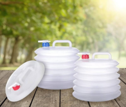 FDA AKORDİYON MUSLUKLU KATLANIR SU BİDONU 10 LT