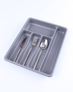 GRİ - 5 BÖLMELİ ÇEKMECE İÇİ KAŞIKLIK 36x29x5cm