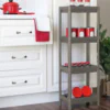 GRİ - ANTRASİT DİKDÖRTGEN RAF ÜNİTESİ PLASTİK
