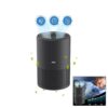 GRİ HAVA TEMİZLEME CİHAZI OTOMATİK FAN 3 KADEME FİLTRELEME LED AYDINLATMA SESSİZ UYKU MOD SAP-5507