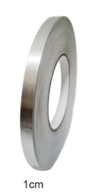 GÜMÜŞ  DERZ ARASI YAPIŞKANLI BANT  10MM X 45MT