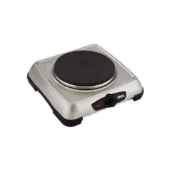 GÜMÜŞ TEK GÖZLÜ MİNİ ELEKTRİKLİ OCAK 1500W AYARLANABİLİR TERMOSTAT ISITICI YÜZEY = 18CM AP-516